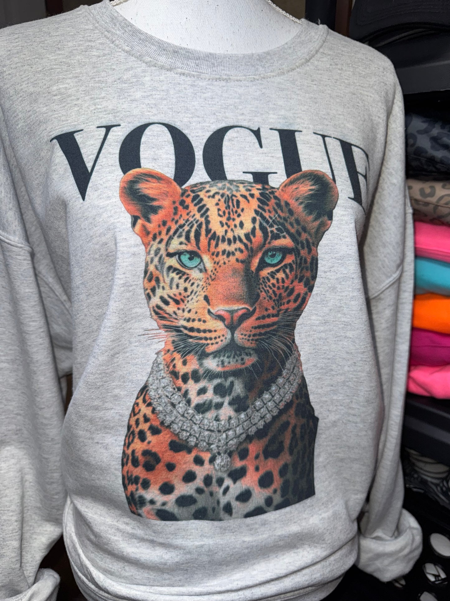 Leopard Vouge Sweatshirt