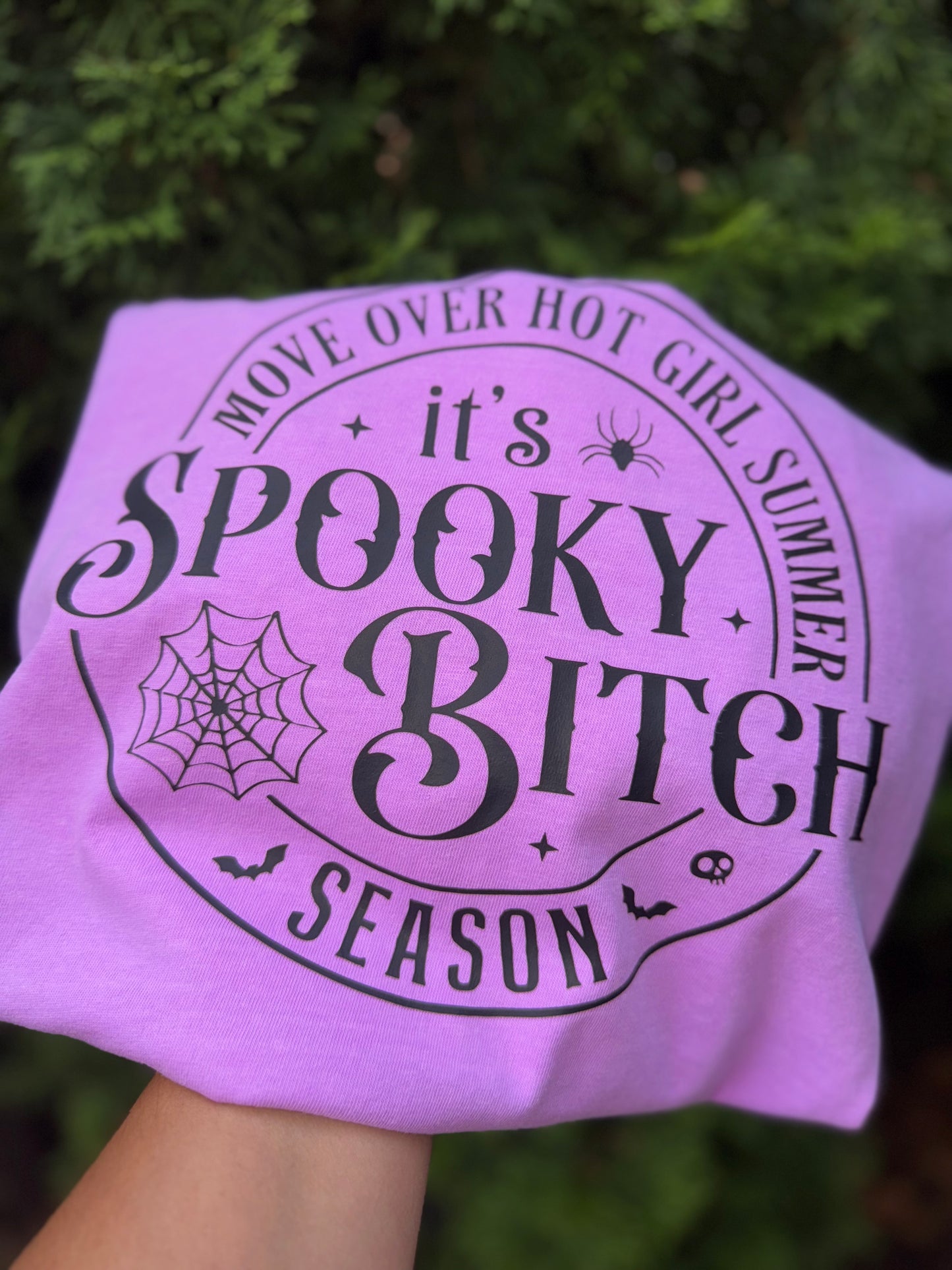Move over hot girl summer it’s Spooky bish season TShirt👻