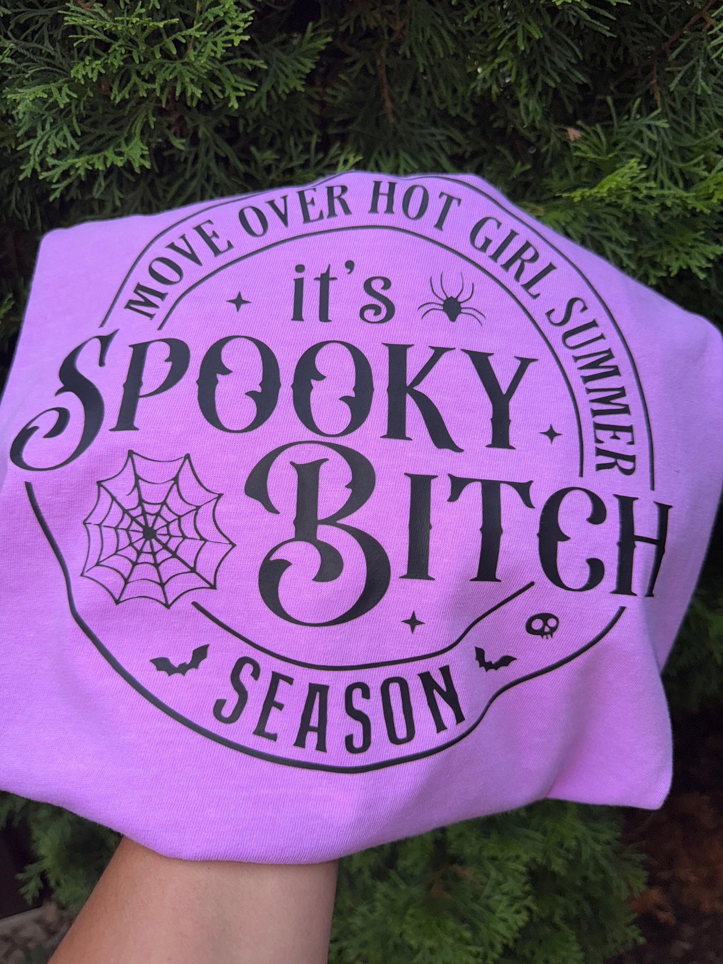 Move over hot girl summer it’s Spooky bish season TShirt👻