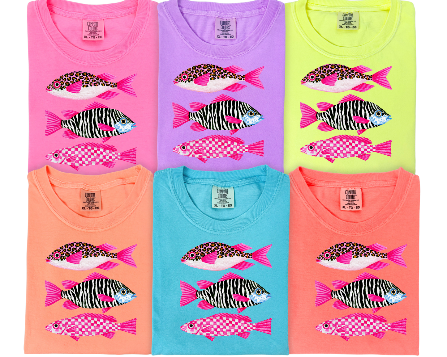 Preppy Fish Graphic T shirt