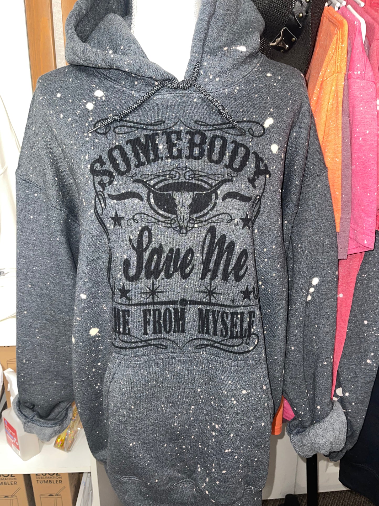 Save me bleached hoodie