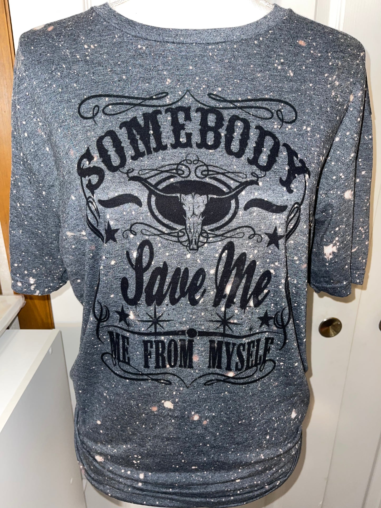 Save me bleached tee