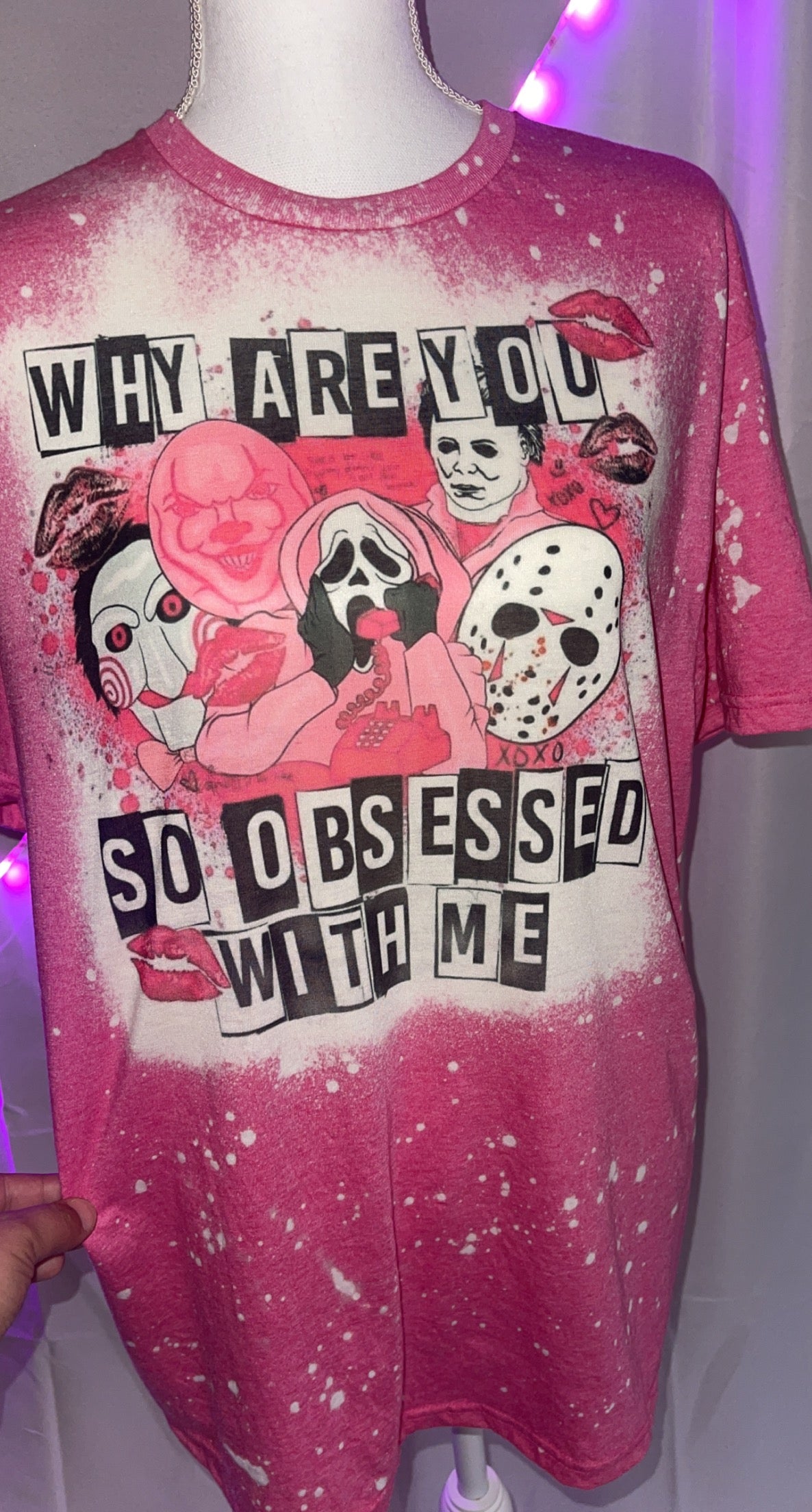Why are you so obsessed with me Bleached tee ๐๐