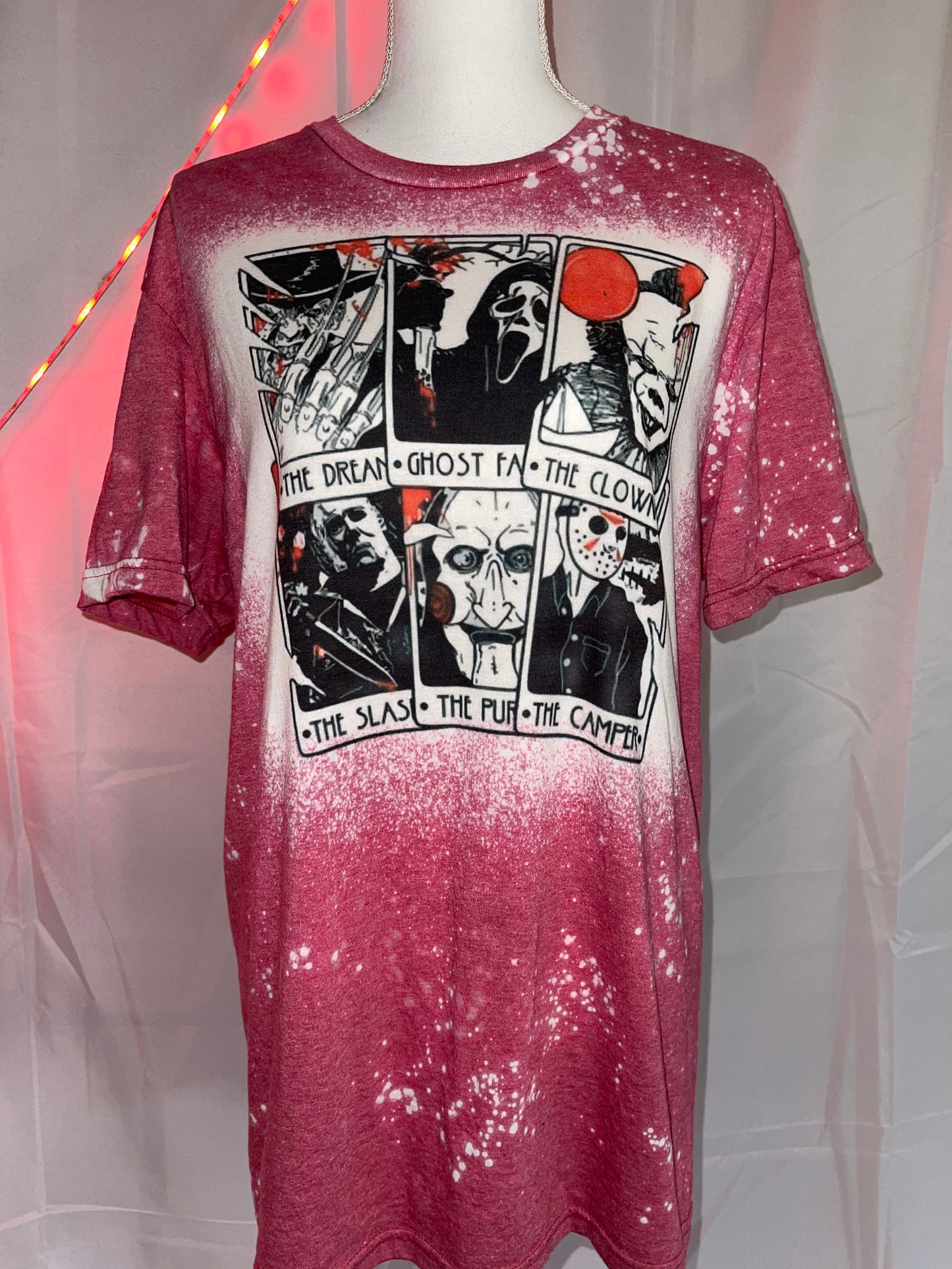 Horror tarot cards bleached tee ❤️
