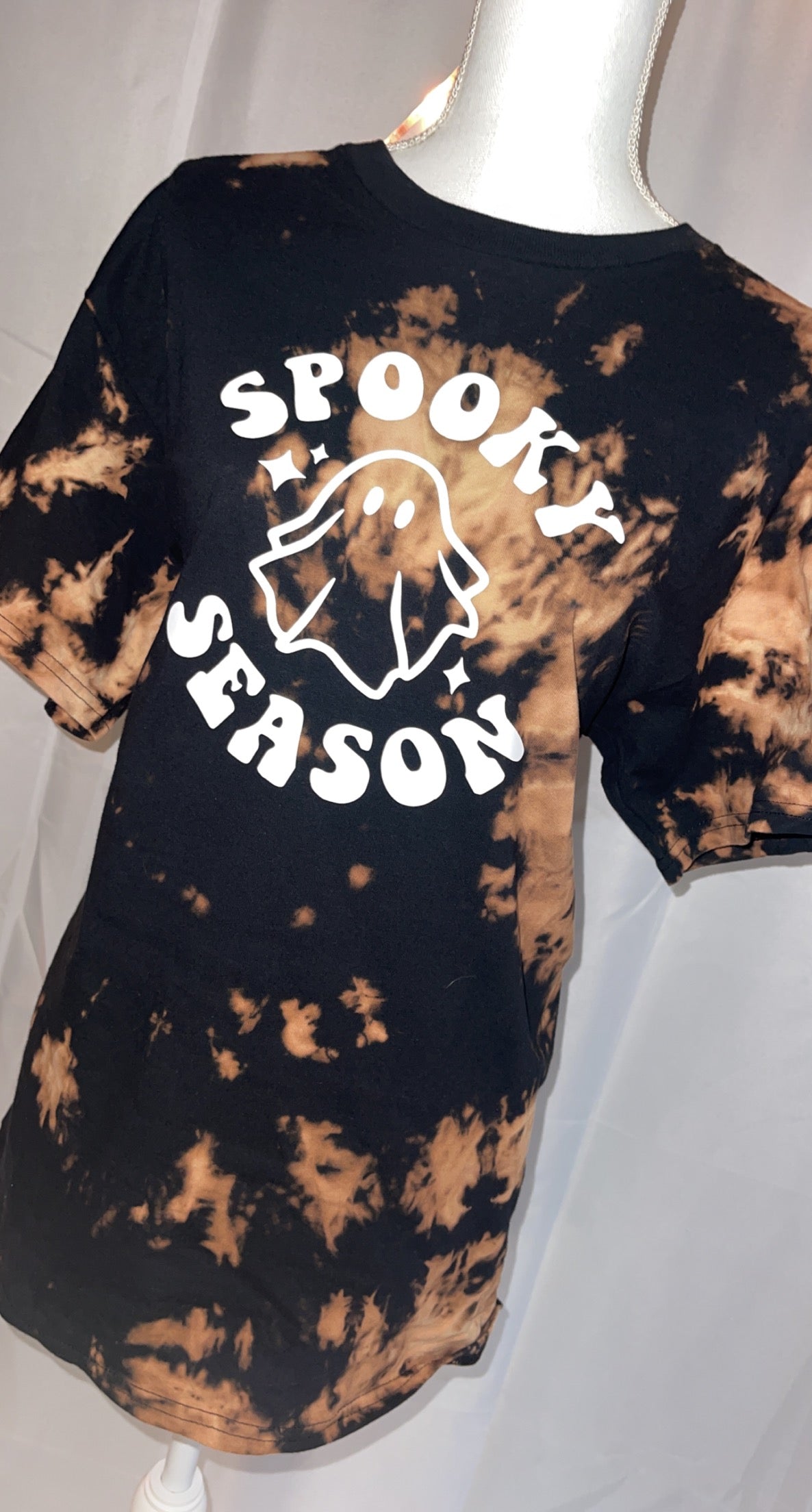 Spooky season Bleached tee 🖤🧡👻