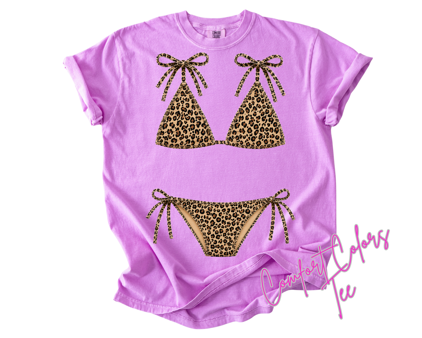 Cheetah Bikini Coverup Tshirt