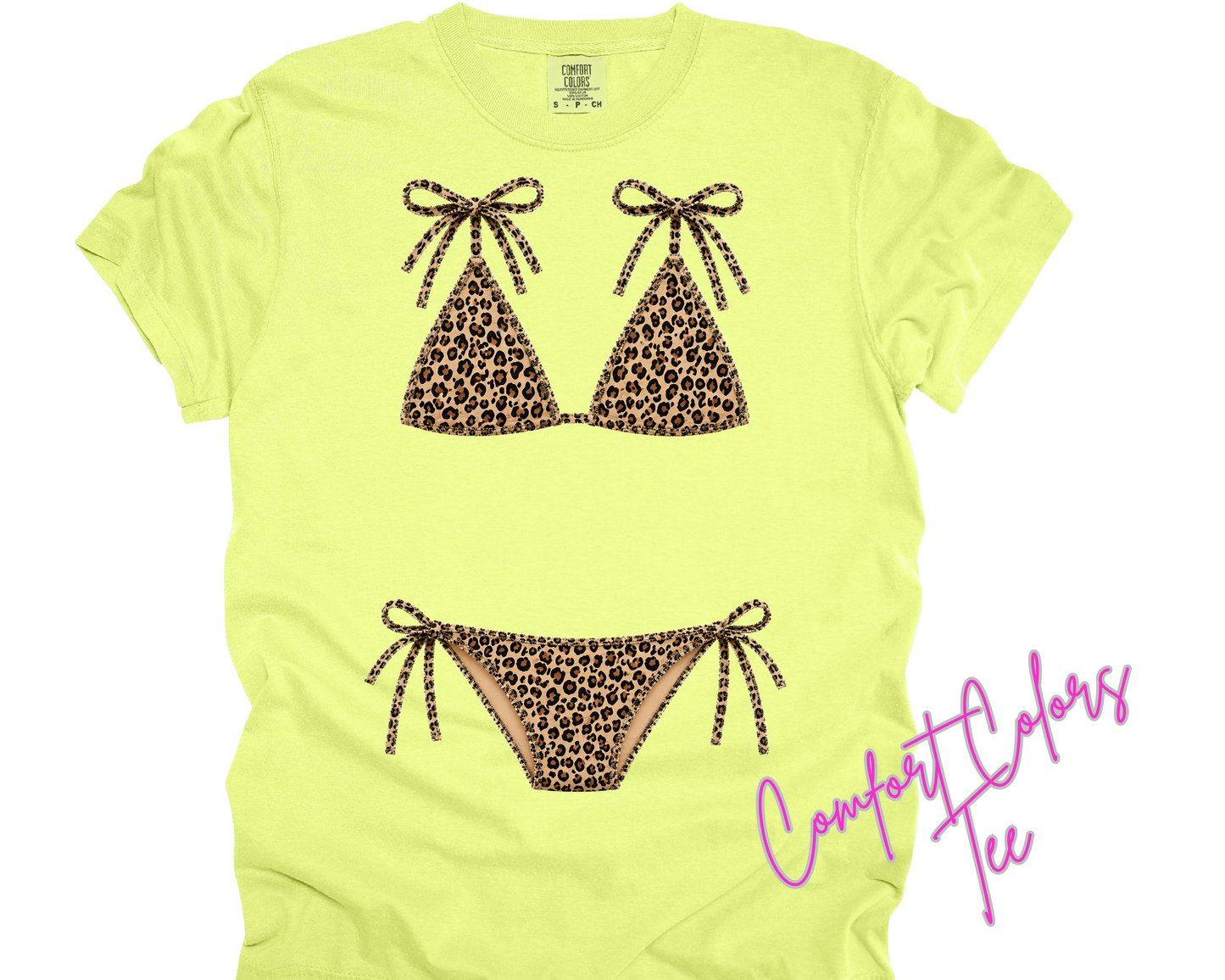 Cheetah Bikini Coverup Tshirt