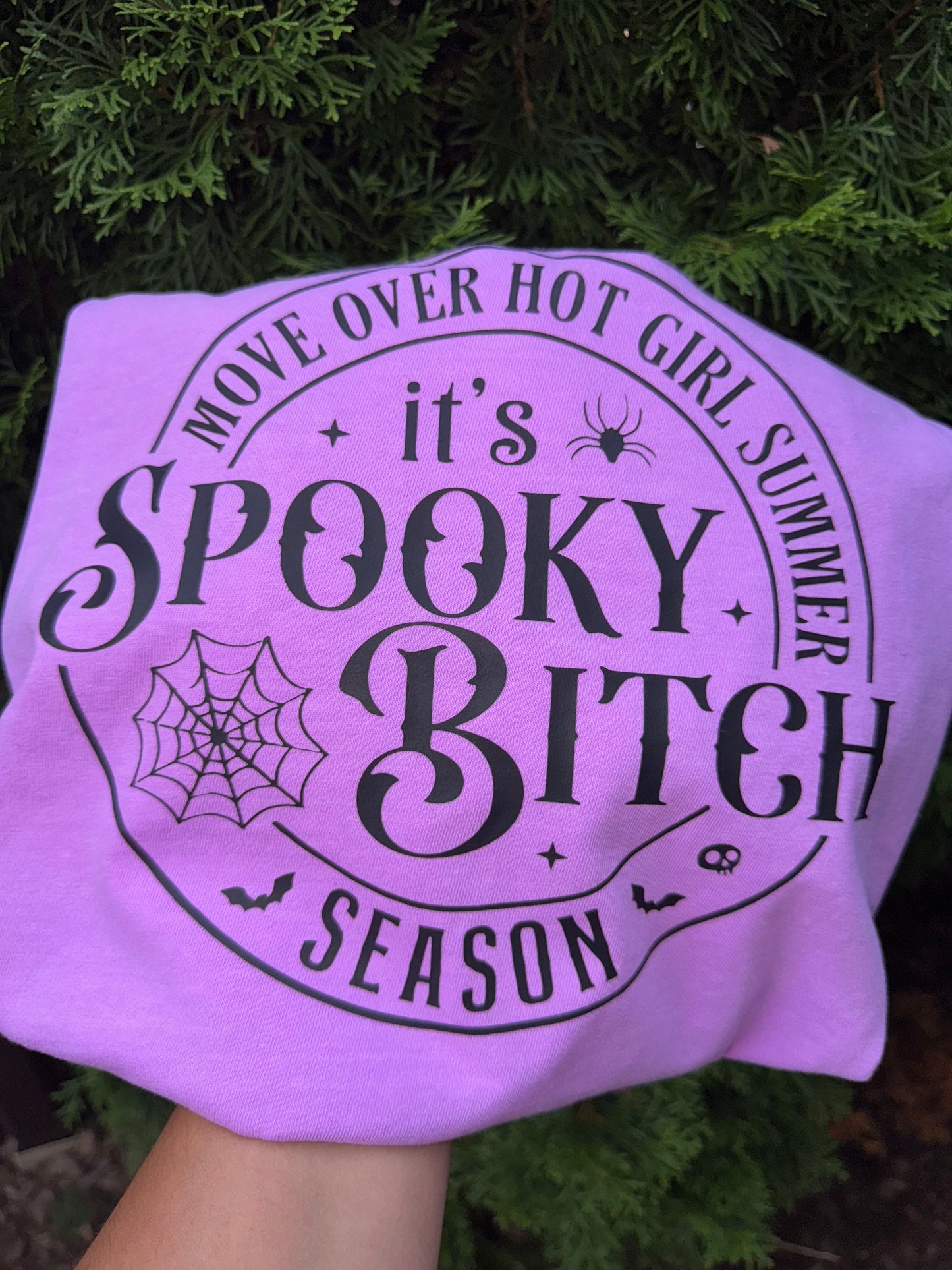 Move over hot girl summer it’s Spooky bish season TShirt👻