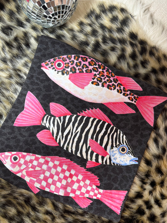 Preppy Fish Graphic T shirt