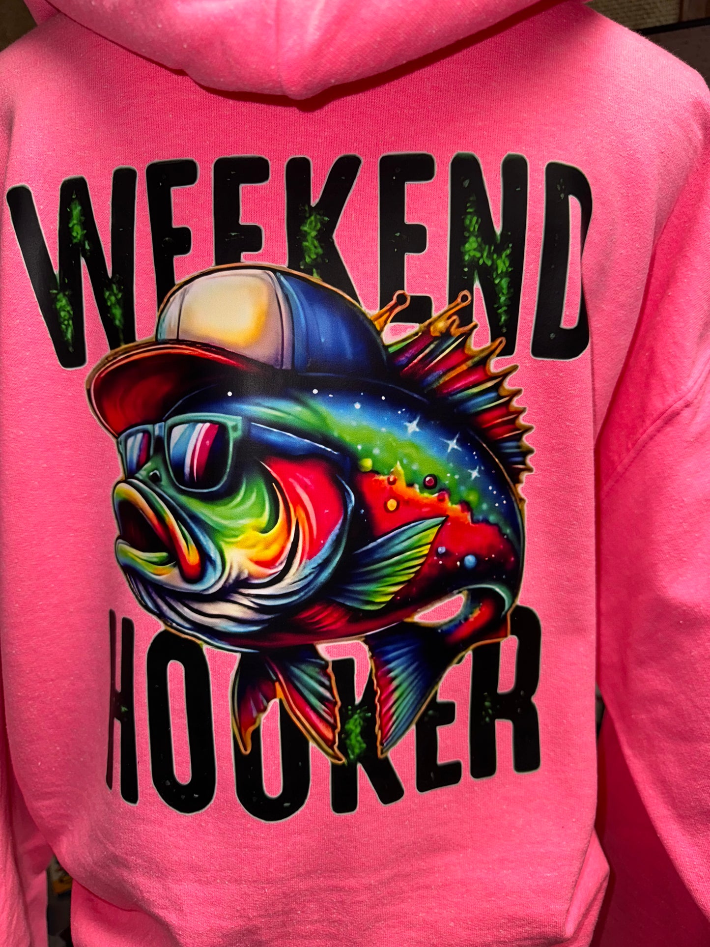 Weekend hooker unisex hoodie