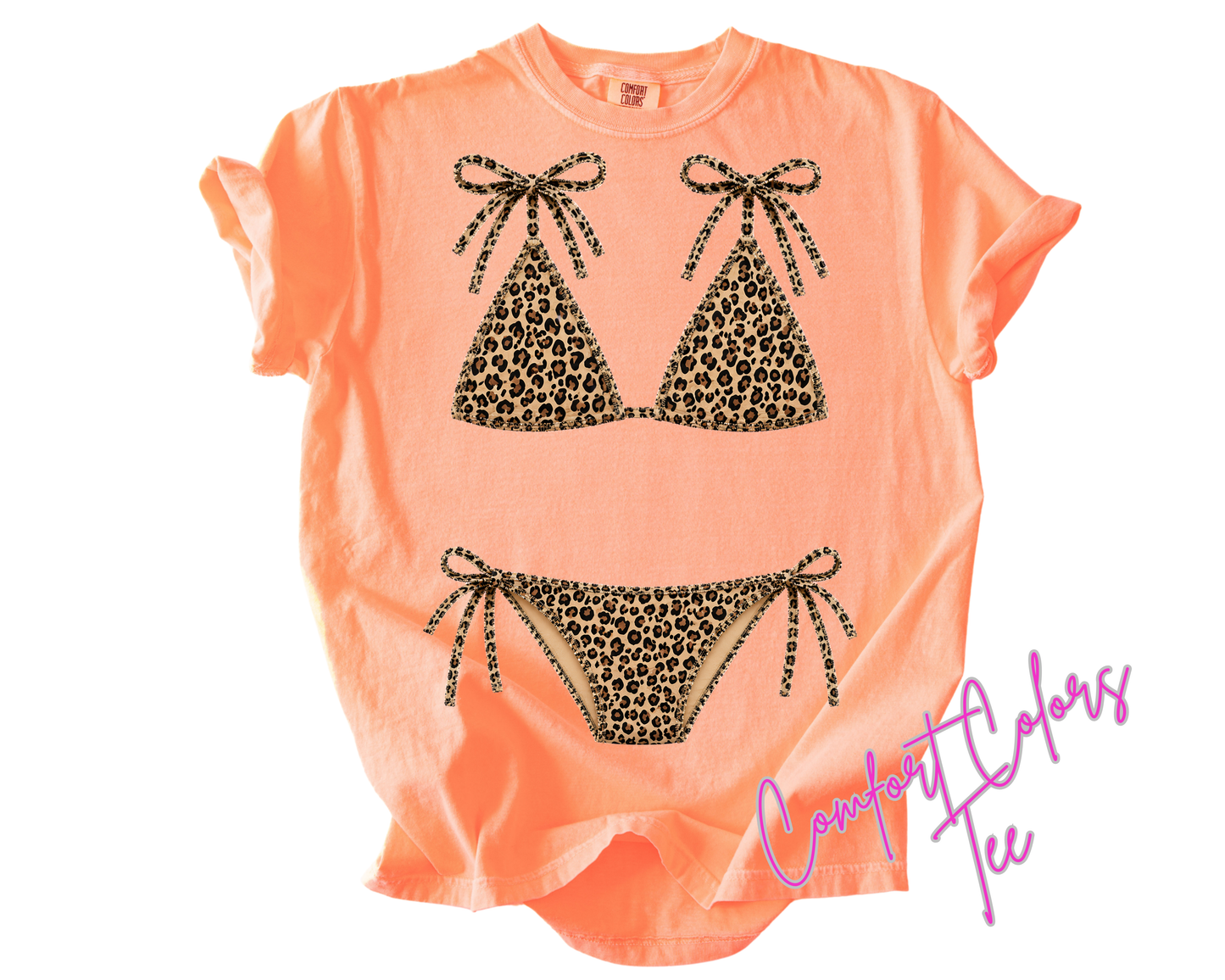 Cheetah Bikini Coverup Tshirt