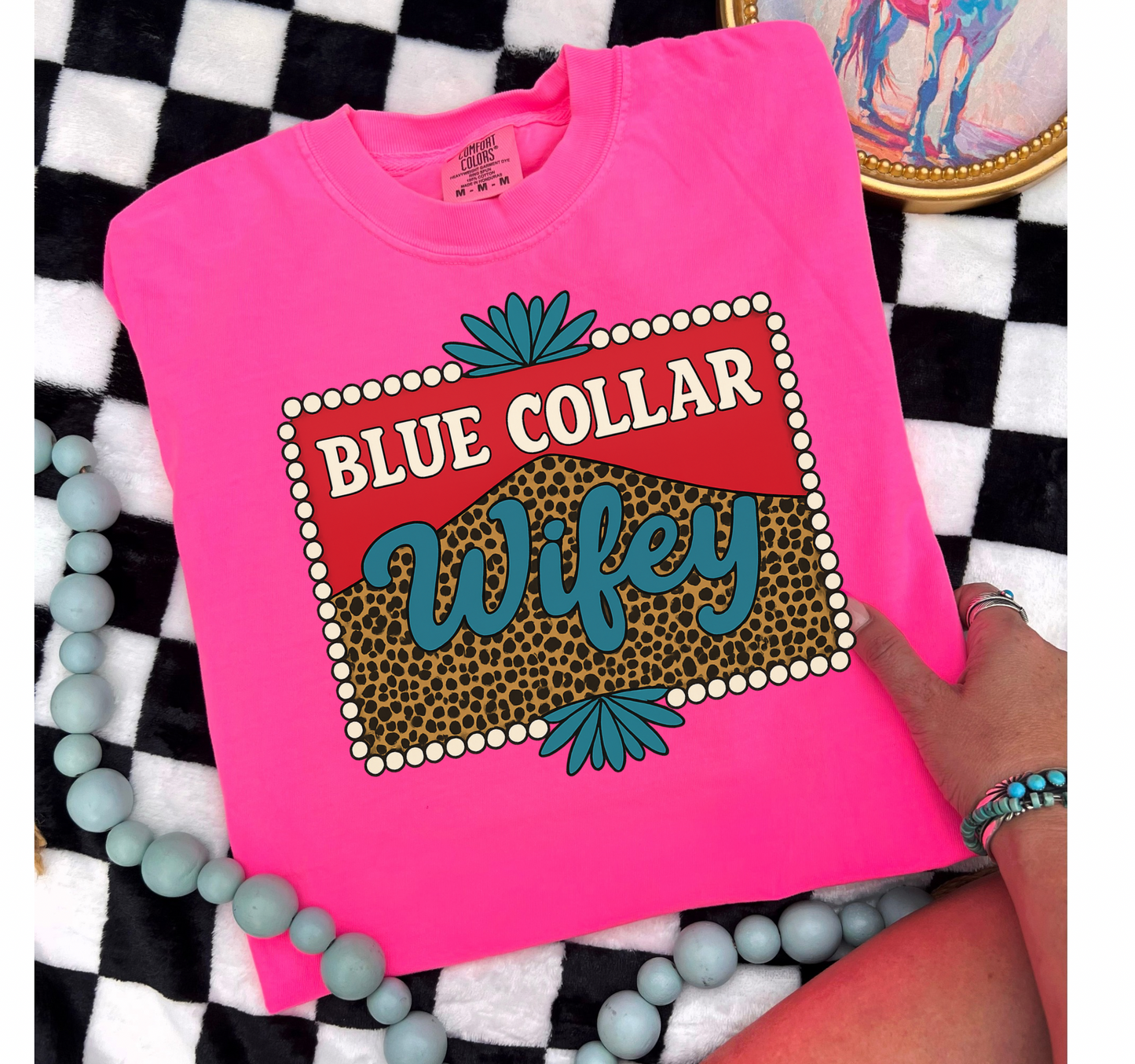 Blue Collar Wifey Tee