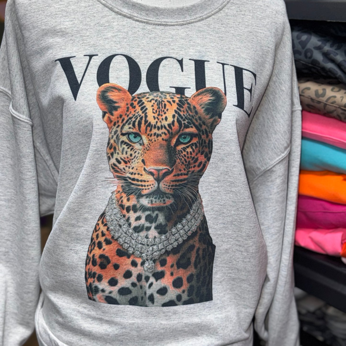 Leopard Vouge Sweatshirt