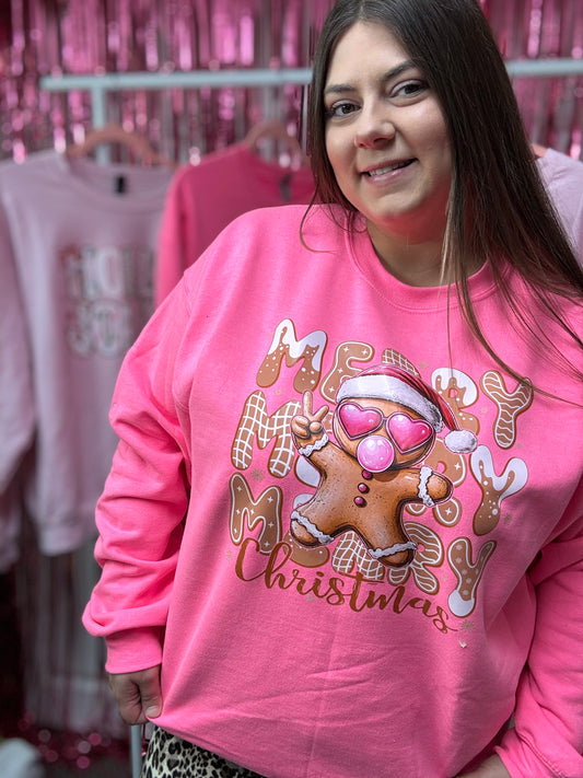 Gingerbread Merry Christmas Sweater
