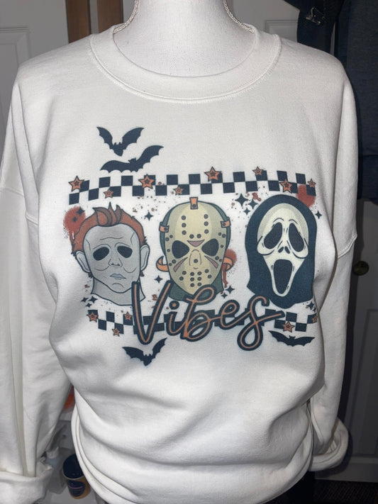 Halloween Vibes Crewneck Sweater