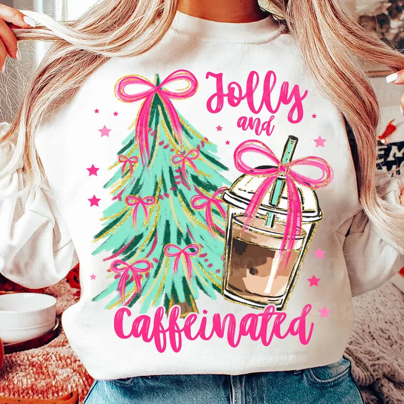 Jolly and Caffeinated Sweater