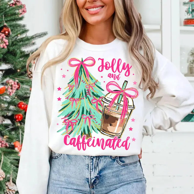 Jolly and Caffeinated Sweater