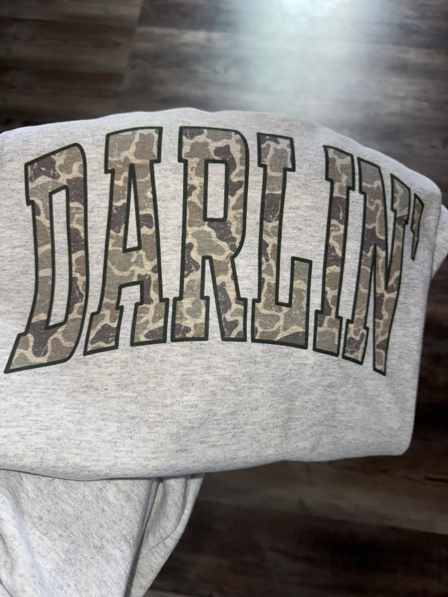 Darlin Camo Sweatshirt