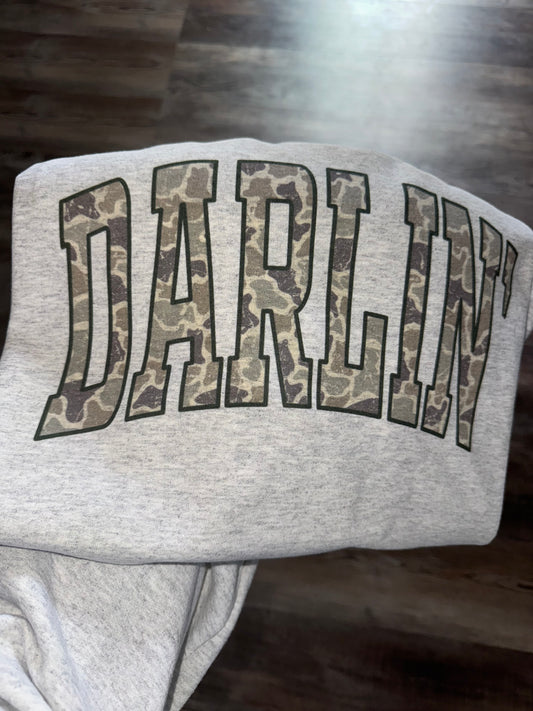Darlin Camo Sweatshirt