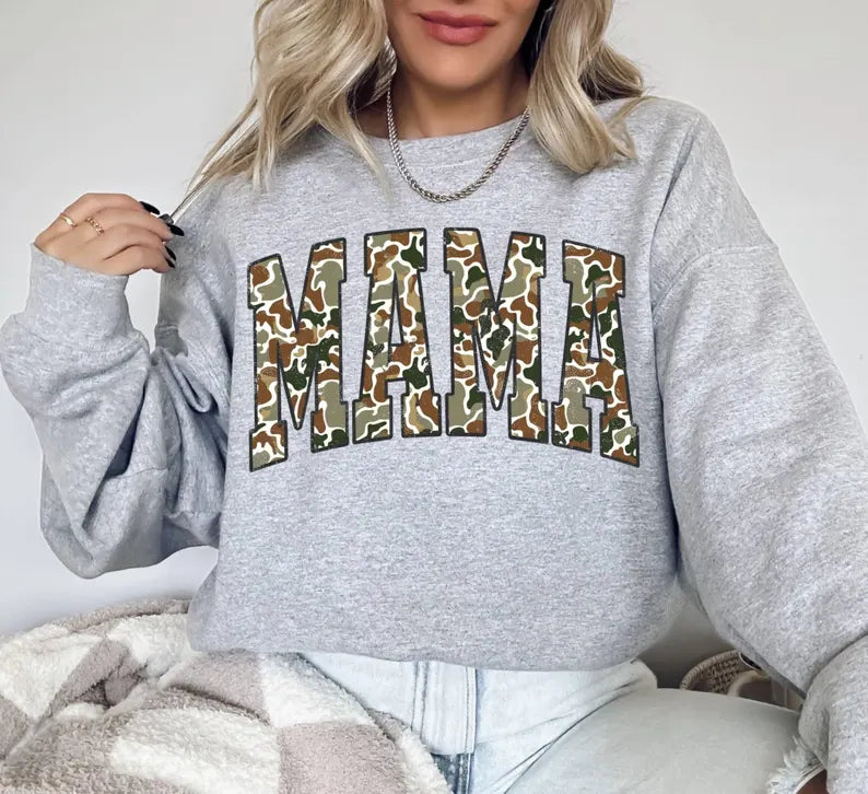 Camo Mama Sweater