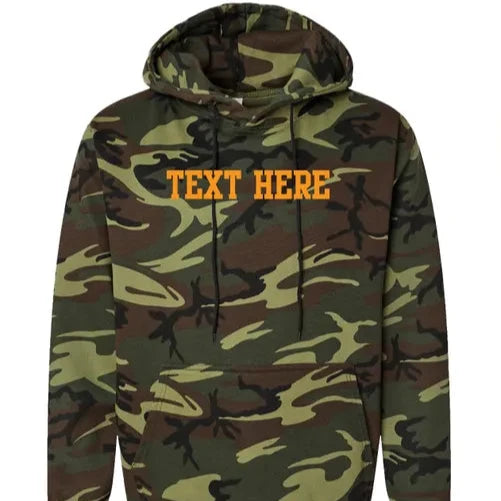 Custom Personalized CAMO Hoodie